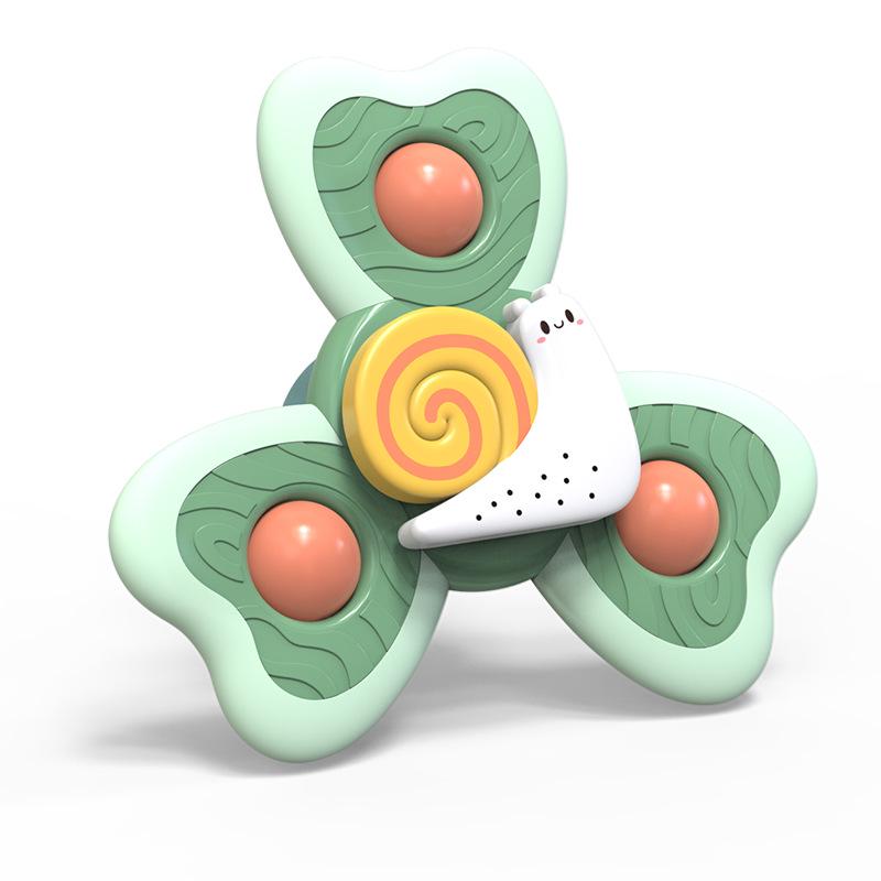 Cross-border Baby Suction Cup Spinner Toy Teether