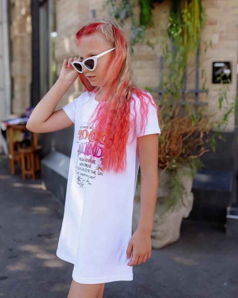 Stylish Girls' Dress – Breathable Fabric & Modern Design, Summer, 6054-036-33 HC