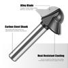 High Accuracy 90 Degree Angle V Shape Woodworking Router Bit For Density Board Laminated Panel And DIY Projects Solid Carbon Construction