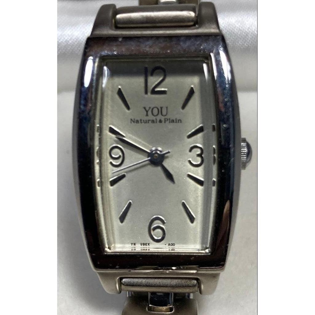 Used Working item YOU Orient analog watch stainless silver orient