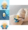 Plush Water Boiled Egg Doll With Diving Mask For Kids Gift And Bag Accessory