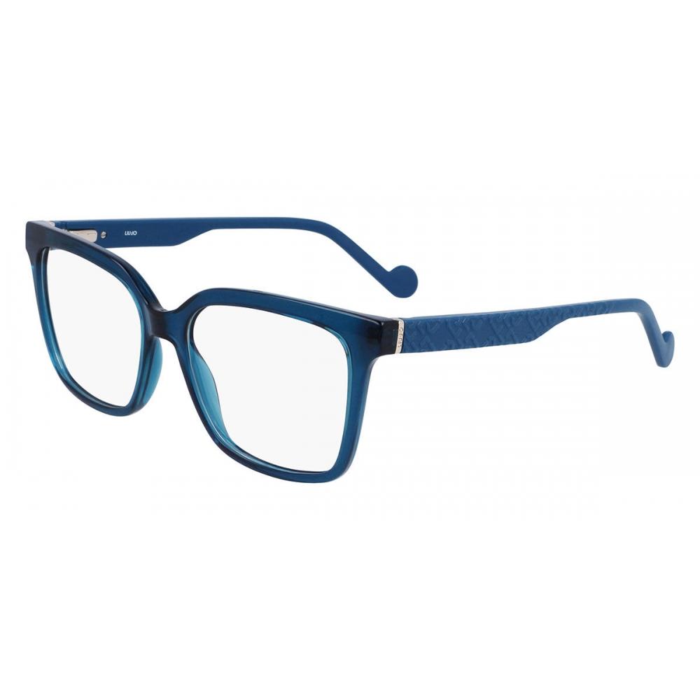 

Liu Jo Lj2767 423 Women Eyeglasses Transp Petrol Blue/53