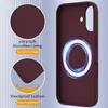 For iPhone 16 Plus Case Liquid Silicone Phone Cover Compatible with MagSafe