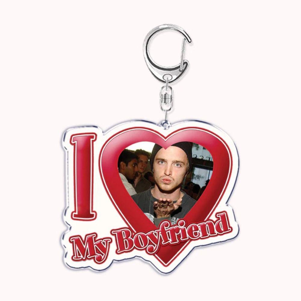 Oppenheimer I Love My Boyfriend Keyring Red Heart Red Heart Key Ring Couple