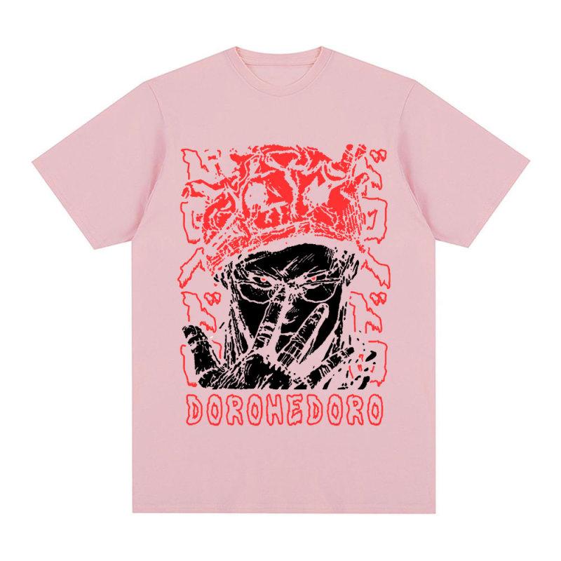 Japanese Anime Dorohedoro T-Shrit 90s Manga Shin Kaiman Print Short Sleeve T-shirts Men Women Fashion Casual Oversized T Shirts