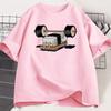 Sushi Gym T Shirt Funny Unisex Women Summer Harajuku ONeck Cotton Short Sleeve Tshirt Sportswear Print Tshirt Streetwear Clothing