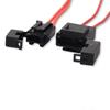 32V 25A 16Awg Automobile Fuse Holder Extension Wire Current Collector Harness Fuse Adapter For Electronic Device