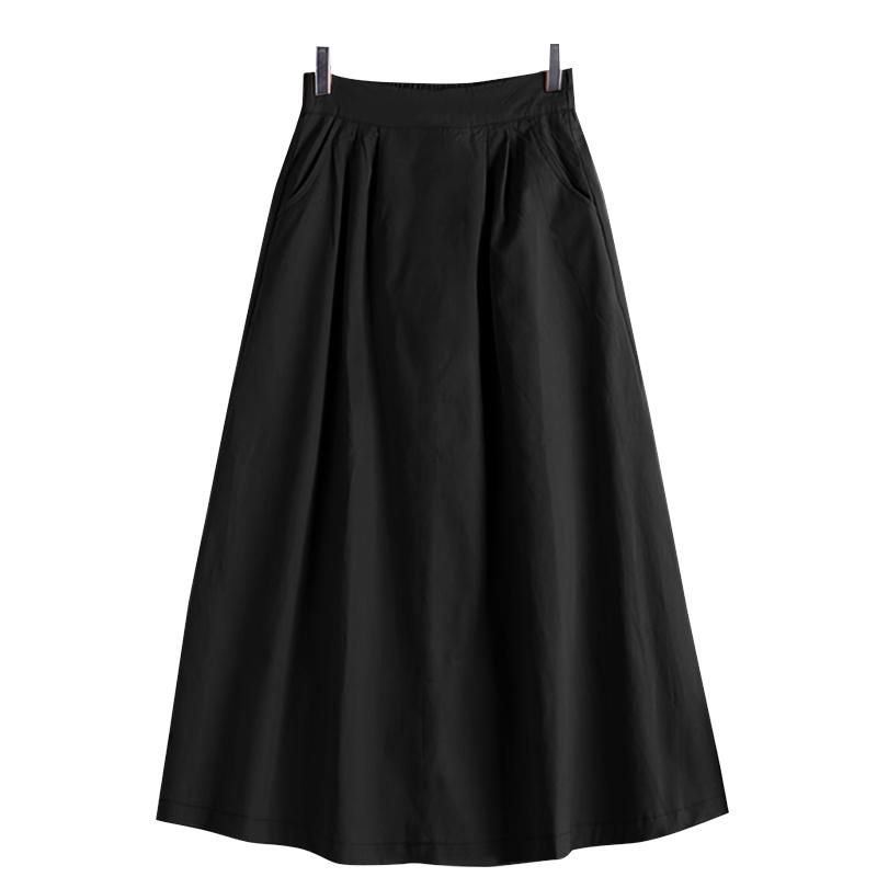 ZANZEA Women Casual Elastic Waist Loose Summer Skirts