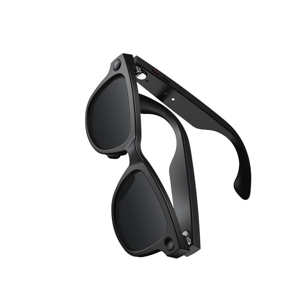 M02 AI Smart Glasses Auto-tinting Lenses Classic Design BT5.3 4K HD Hands-free 8MP Camera With Charging Case IP54 Stylish Portable Glasses