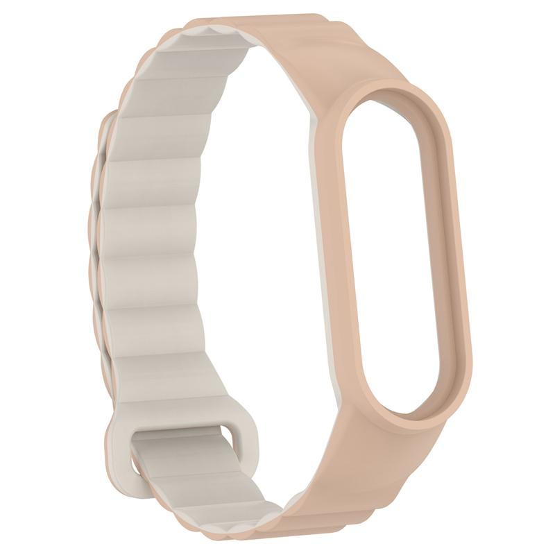 Magnetic Silicone Strap for Xiaomi Band 7 6 5 4 3 Replacement Wristband with Case Bracelet Correa Smartband