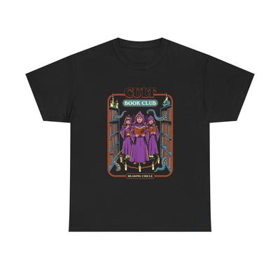 Cult Book Club Graphic T Shirt Unisex Heavy Cotton Tee NEW Gift