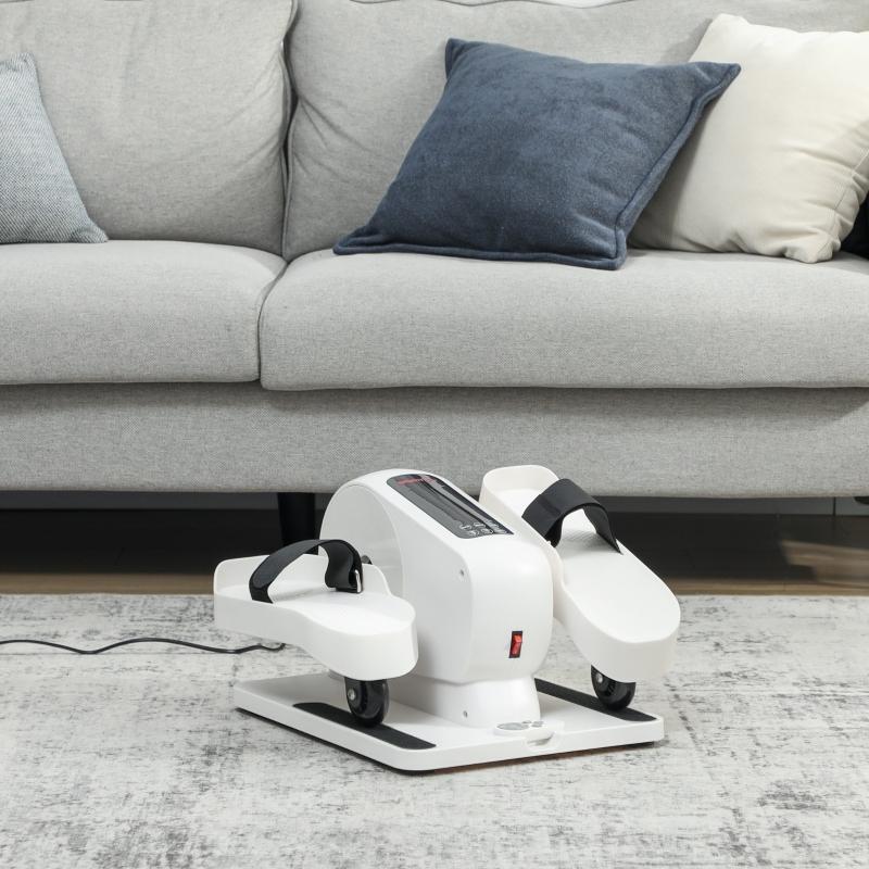 SPORTNOW Mini Elliptical Trainer, Under-Cabinet Electric Cross Trainer with remote control