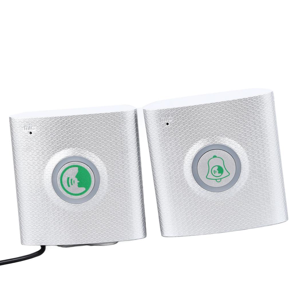 Wireless Intercom Doorbells Plug and Play Waterproof Remote Control Two Way Voice Doorbell for Home