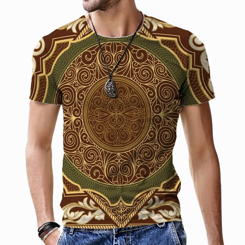 Роскошные мужские футболки с 3D принтом — фото 10