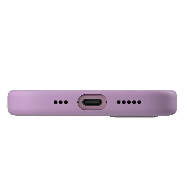 Uniq Etui Lino Hue Iphone 16 6.1Magclick Charging Różowy/Grape Pink