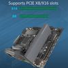 Dual NVMe PCIe Adapter M.2 NVMe SSD To PCI-e 4.0 Card Adapter Support for M.2