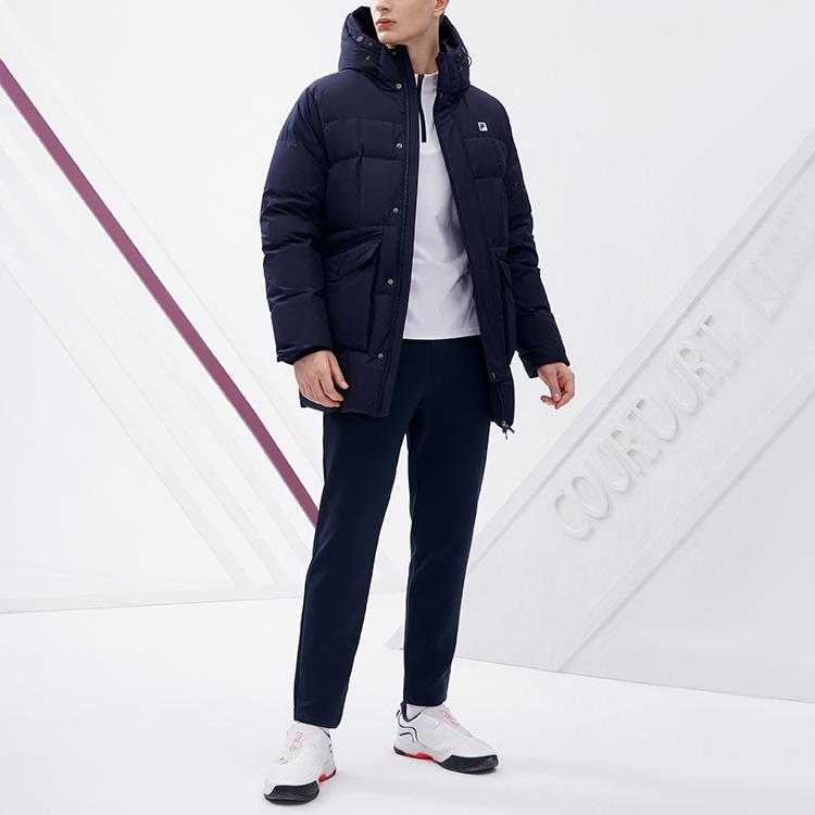 New FILA Down Jacket Men's Royal Blue A11M243902F-NV