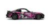 SOLID O 1/18 Mazda RX-7 (FD3S) SOLIDO WORKS Itasha 1999 (Black/Pink) Finished Model S1810605
