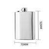 1/2/4/7/8 Oz Stainless Steel Hip Flask With Funnel Pocket Hip Flask Alcohol Liquor Hip Flask Screw Cap