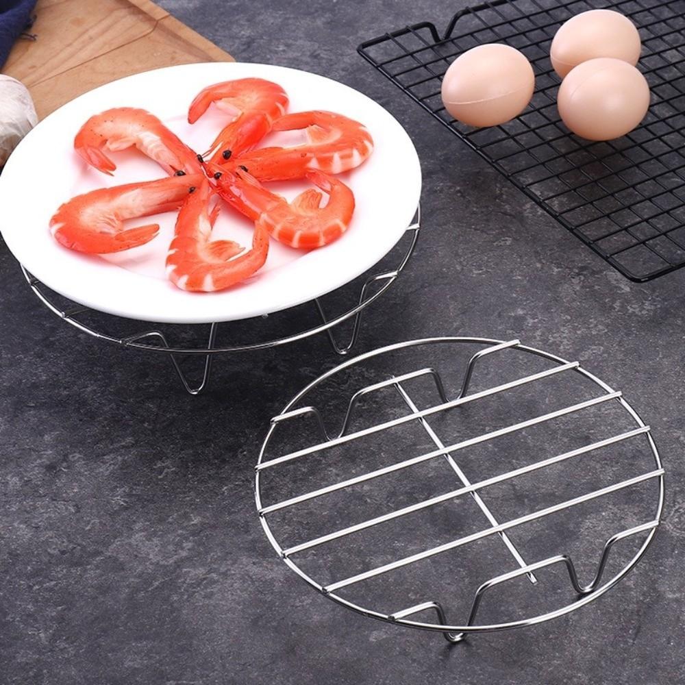 Thicken Stainless Steel Steaming Racks Rust-proof Egg Steaming Tray Food Steamer Shelf  Baking