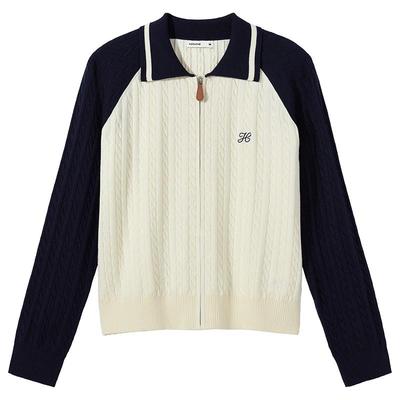 Hotwind Women's Raglan Sleeve Zip-Up Cardigan