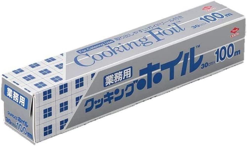 Toyo Aluminum Aluminum Commercial 30cm x Large Capacity Cooking 1 Roll Foil, Grade, 100m, Wide, Foil, (S0073)
