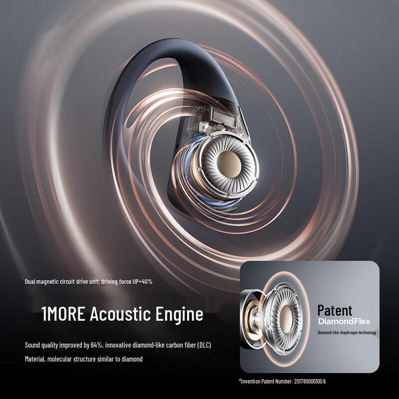 1MORE S70 Ear-Hook Sports Bluetooth Headphones