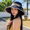 Wide Brim Summer Fisherman Sun Hats with Bow Outdoor Travel Sun Hat New Women Bucket Hats