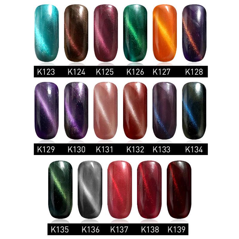 KADS 9.5ml Cat Eye Gel Nail Polish UV Lacquer 57 Colors Gel Nail Polish Semi Permanent Varnish