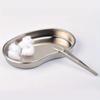 3Pcs/Set Stainless Steel Kidney Shaped Sterilized Tray Jar Pot Container Bottle Tweezers Dental Surgical Cosmetic Tattoo Accesory