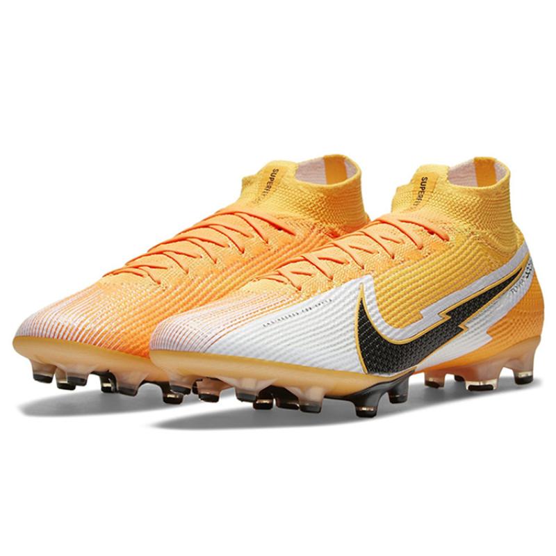 Nike Mercurial Superfly 7 Elite AG-Pro 'White Orange' Sneakers AT7892-801