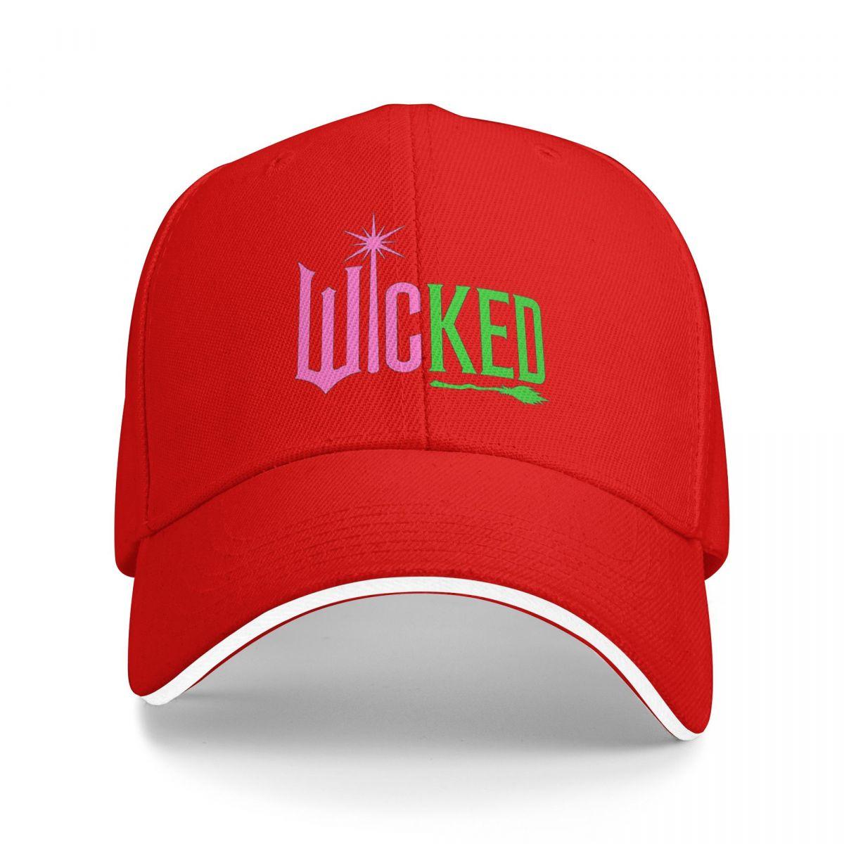 Бейсболки с логотипом Злой Глинды и Эльфабы, Snapback, Дышащие, Повседневные, Кепки, Для улицы, Для мужчин и женщин One Size