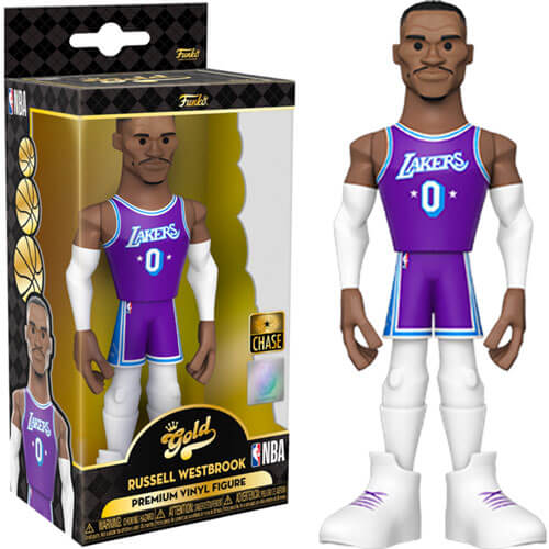 NBA: Čarodějové Russell W (CE'21) 5" Vinyl Gold