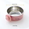 Macaron Elephant Leg Slanted Cat Bowl - Anti-Tip Pet Food Dish