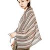 J VINEYARD LINEN STRIPE MIX SCARF