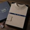 Men's Casual Polo Collar Knitwear: Spring/Summer Solid Color Short Sleeve Pullover