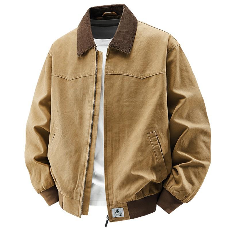 2025 Herren American Retro Reversjacke – Trendy, Vielseitig, Lässige lockere Passform für den Frühling
