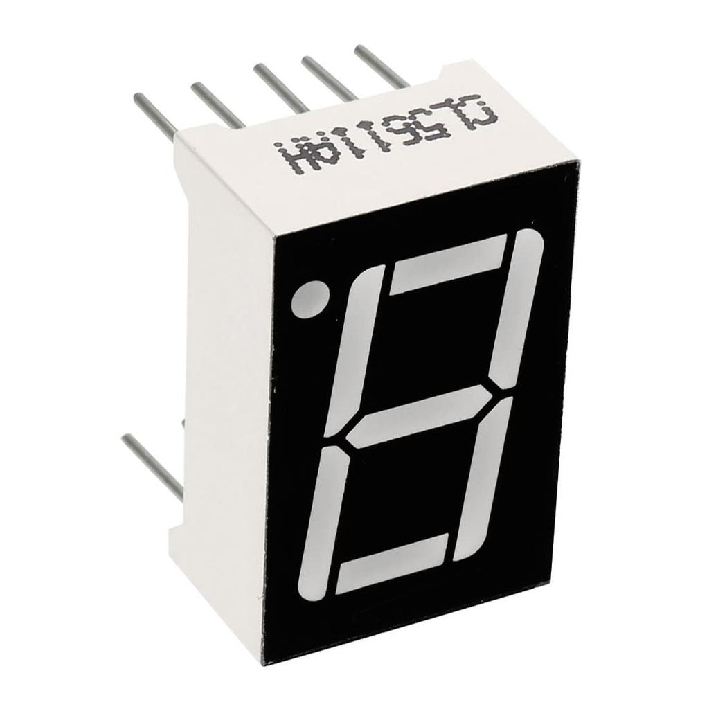 uxcell LED Digital Display 19 x x Pack of 4 Tube, 10-Pin, 1-Bit, 7-Segment, 12.7 8mm,