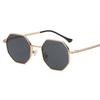 Vintage Polygon Sunglasses Women Brand Fashion Small Frame Sun Glasses Female Metal Gradient Retro  Feminino
