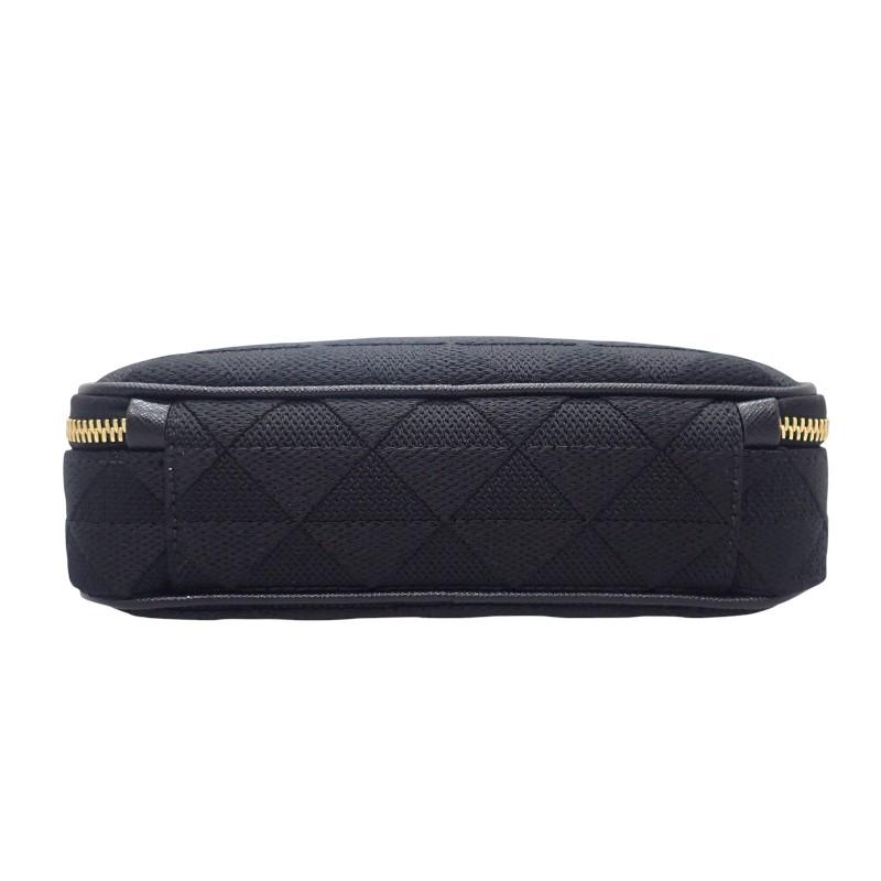 PRADA  2VH069 Shoulder Bag black polyester/Safiano mens