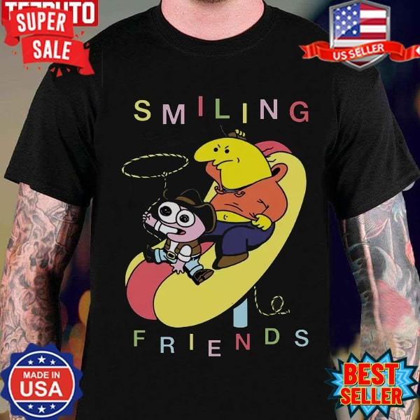 Smiling Friends Rodeo Hot Dog Short Sleeve T-Shirt, S-5XL XL
