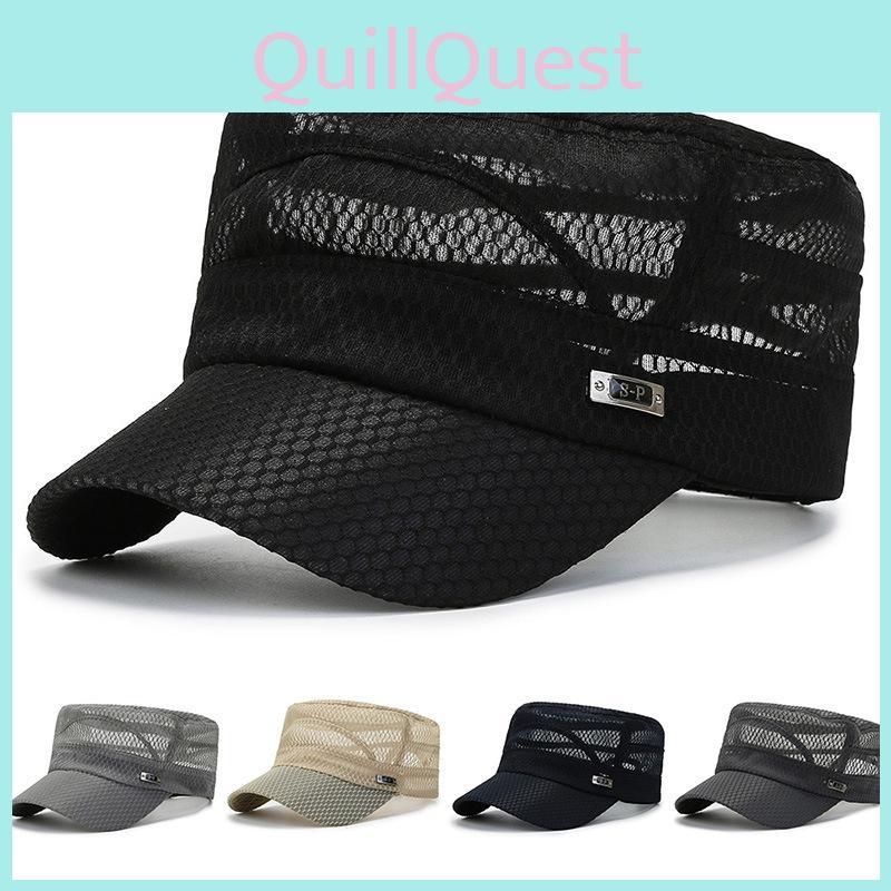 Embroidery Letters Sp Summer Hat Breathable Middle Aged Elderly Outdoor Sports