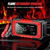 FOXSUR 12V 7A Charger for Lead-Acid & Lithium Iron Phosphate Batteries with Large Color Screen