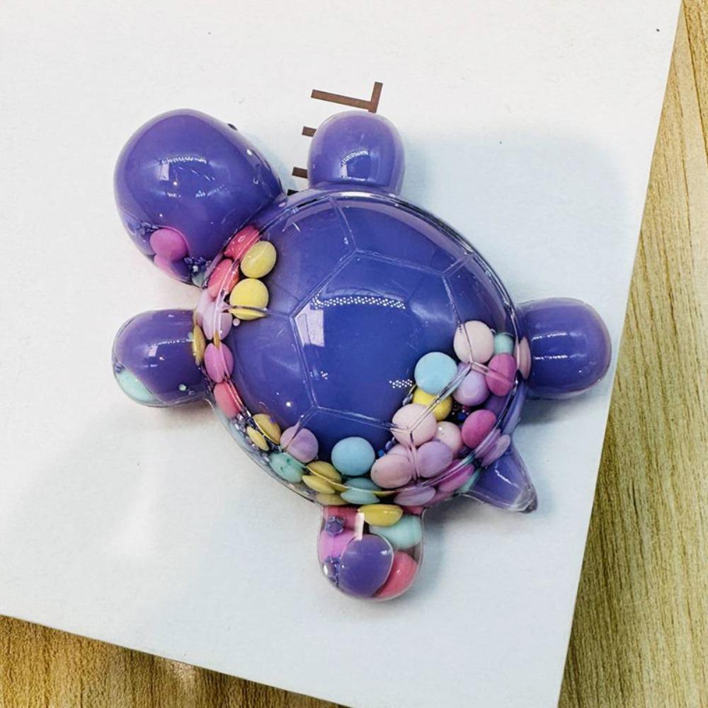 Shiny Cartoon Turtle Toy Cute Turtle Small Ornament Statue Candy Color Turtle Dolls  Couple Gifts