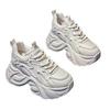 Inner height-increasing dad shoes women's autumn 2025 new thick-soled thin legs long dirt-resistant high-heeled casual shoes