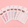 Face Diamond Gem Sticker 5D Colorful  Tattoo Eyeshadow Stickers For Festival Nail Body Makeup Bling Jewel Diy Decor