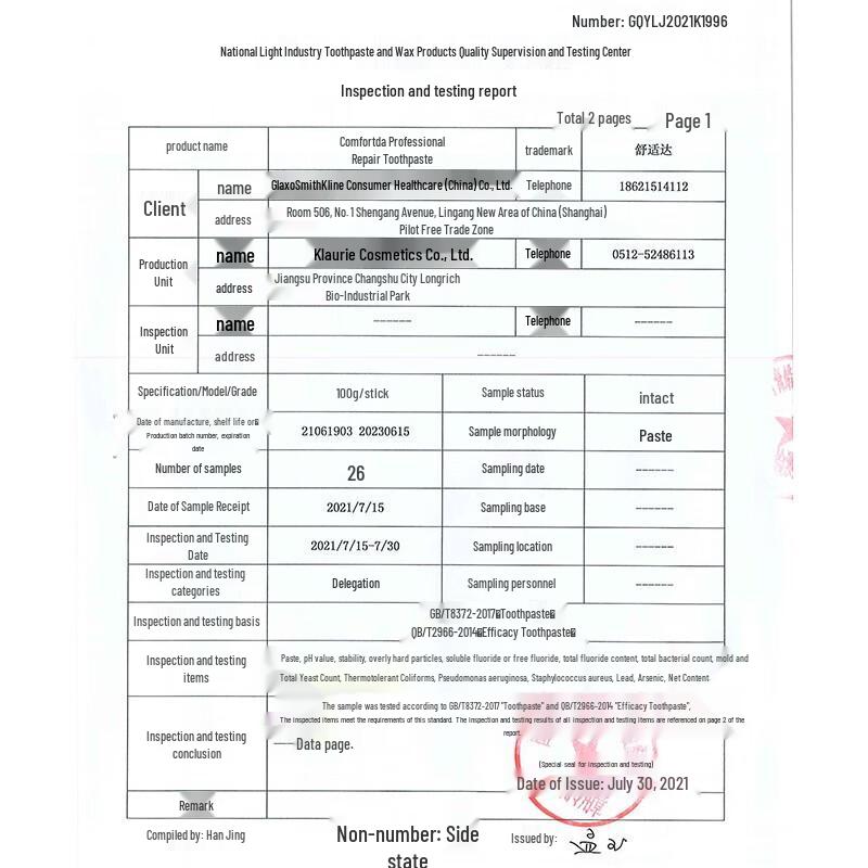 Sensodyne Professional Repair & Whitening Toothpaste 3-Pack