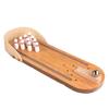 Desktop Bowling Spielzeug Heim Bowling Geschenk für Männer Erwachsene Kind Teenager Junge Mini Bowling Spielset Holz Tischplatte Bowling Spiel