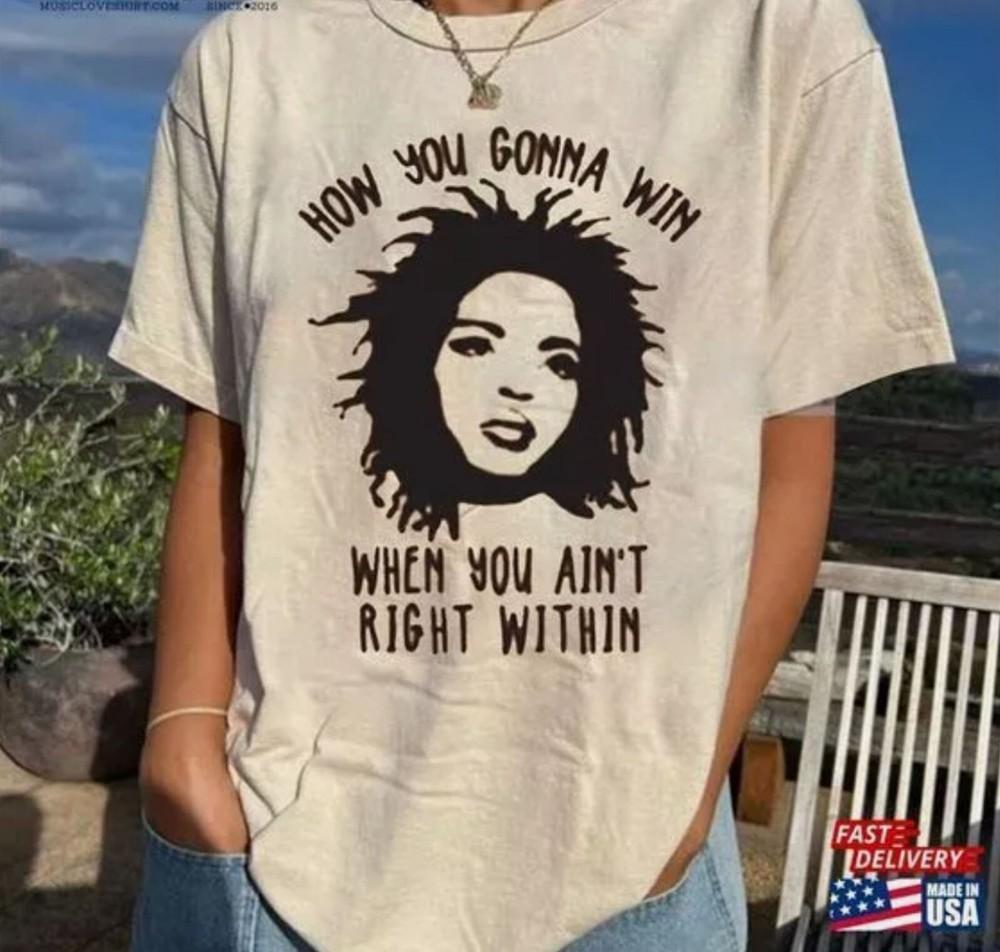 Lauryn Hill shirt, Lauryn Hill Fans Cotton White Unisex T-shirt S-5XL Unisex T-Shirt XXXXL