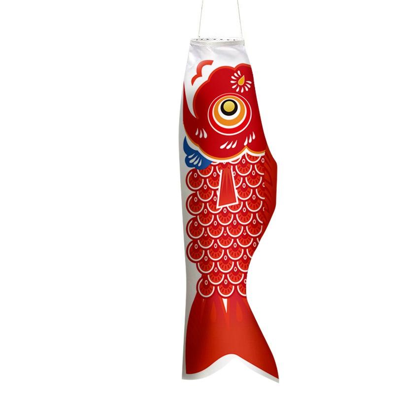 40-95Cm Japanese Carp Flag Windsock Streamer Traditional Hanging Fish Flag Kite Wind Socks Home Garden Festival Carp Decoration
